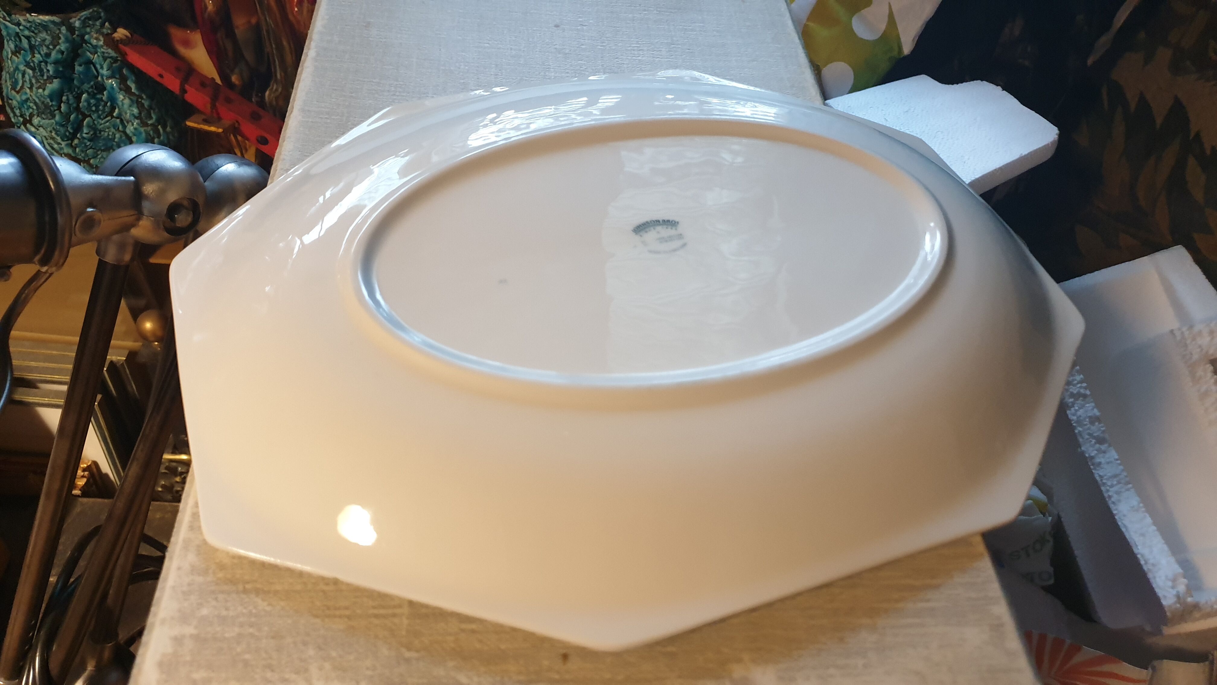 Johnson Brothers 1980s "Eternal Beau" octagonal design