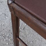 Lot de 2 chaises pliantes americaine trump bois et skai