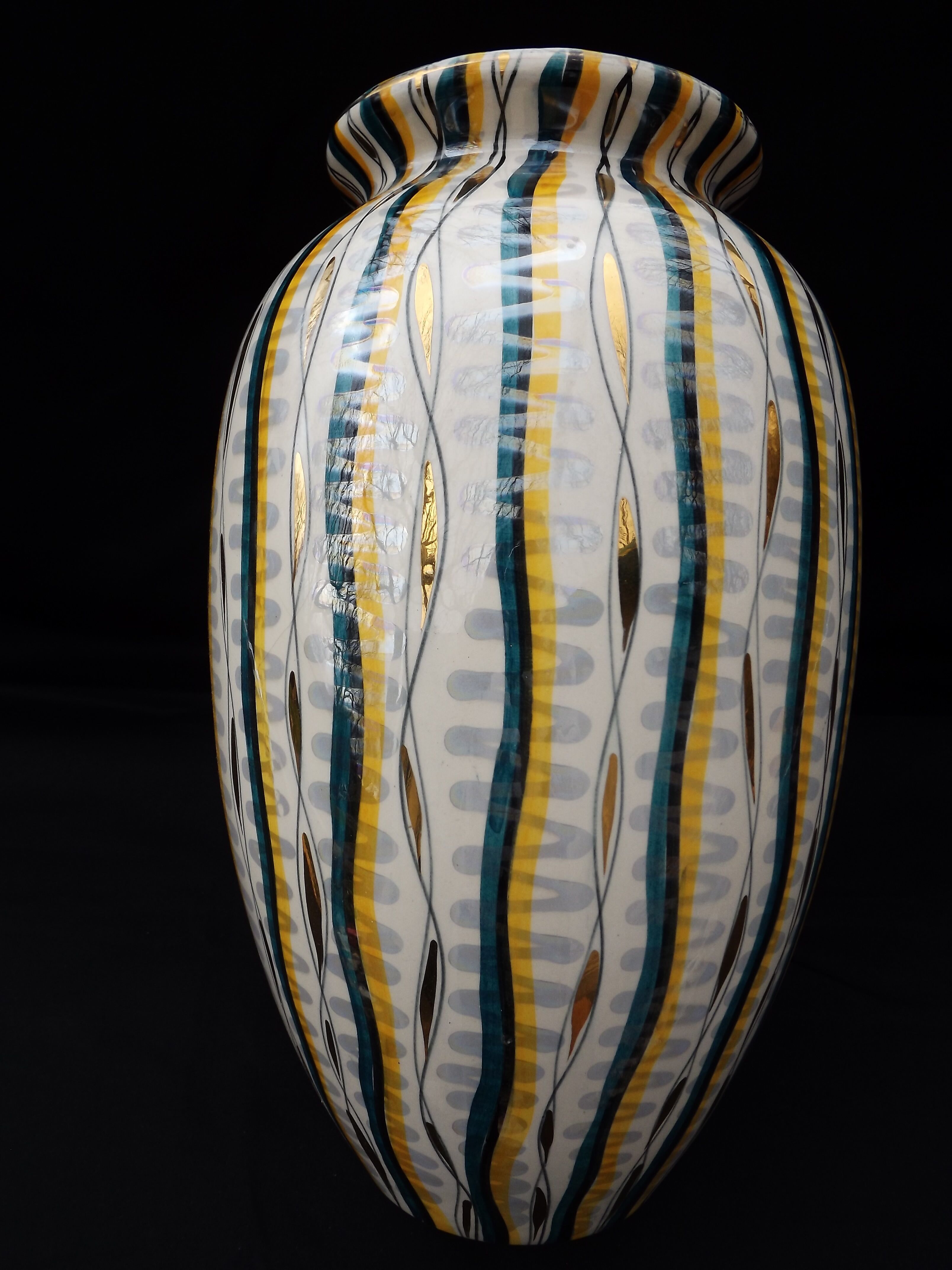 Large Hubert Becquet vase