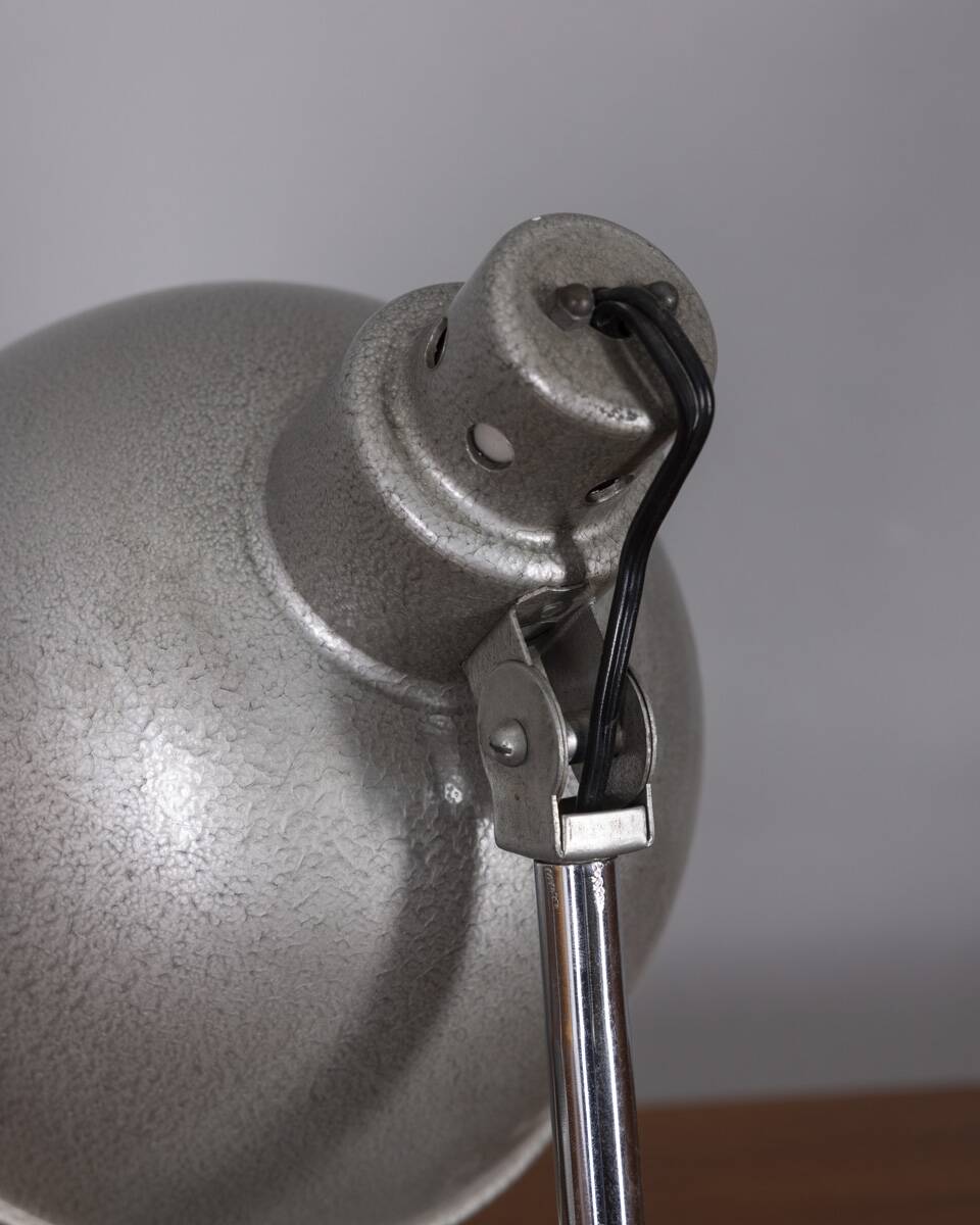 Pair of vintage 1960s metal table lamps by Seminara design