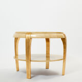 Side table parchment gilding 1930s