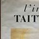 Affiche "L'Instant Taittinger Champagne" 118x174cm 1985