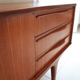 Scandinavian design sideboard buffet in 60s teak