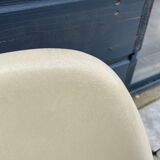 Lot of 4 DSW chairs in walnut fiber by Eames Herman Miller, vintage