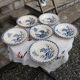 6 deep plates from Gien Chardon series