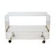 Design TV furniture Coffee table Plexiglas Perspex David Lange Les Invisibles 1970