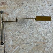 60s 70s wall lamp articulated brass Relco Made in Italy Design