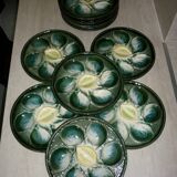 6 Saint Clément oyster plates 4589