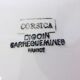 3 flat plates of Digoin Sarreguemines model Corsica