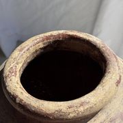 Borneo vase in brown terracotta (1) H35 D23