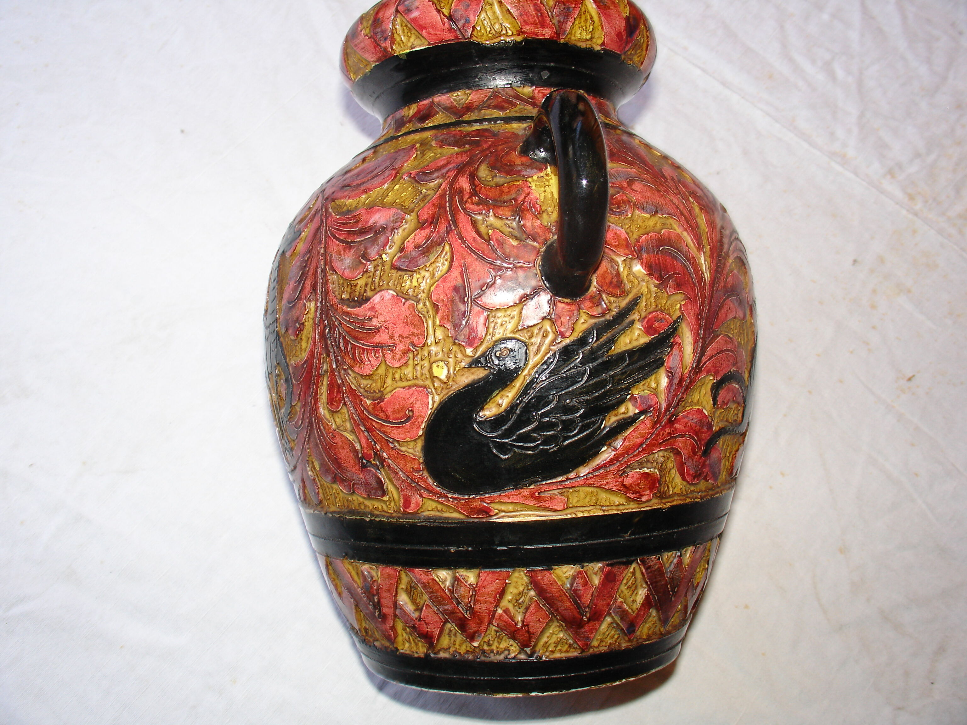 Ceramic vase from Perugia, Italy, circa 1950