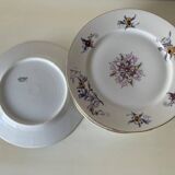 9 porcelain dessert plates