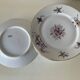 9 assiettes à dessert en porcelaine
