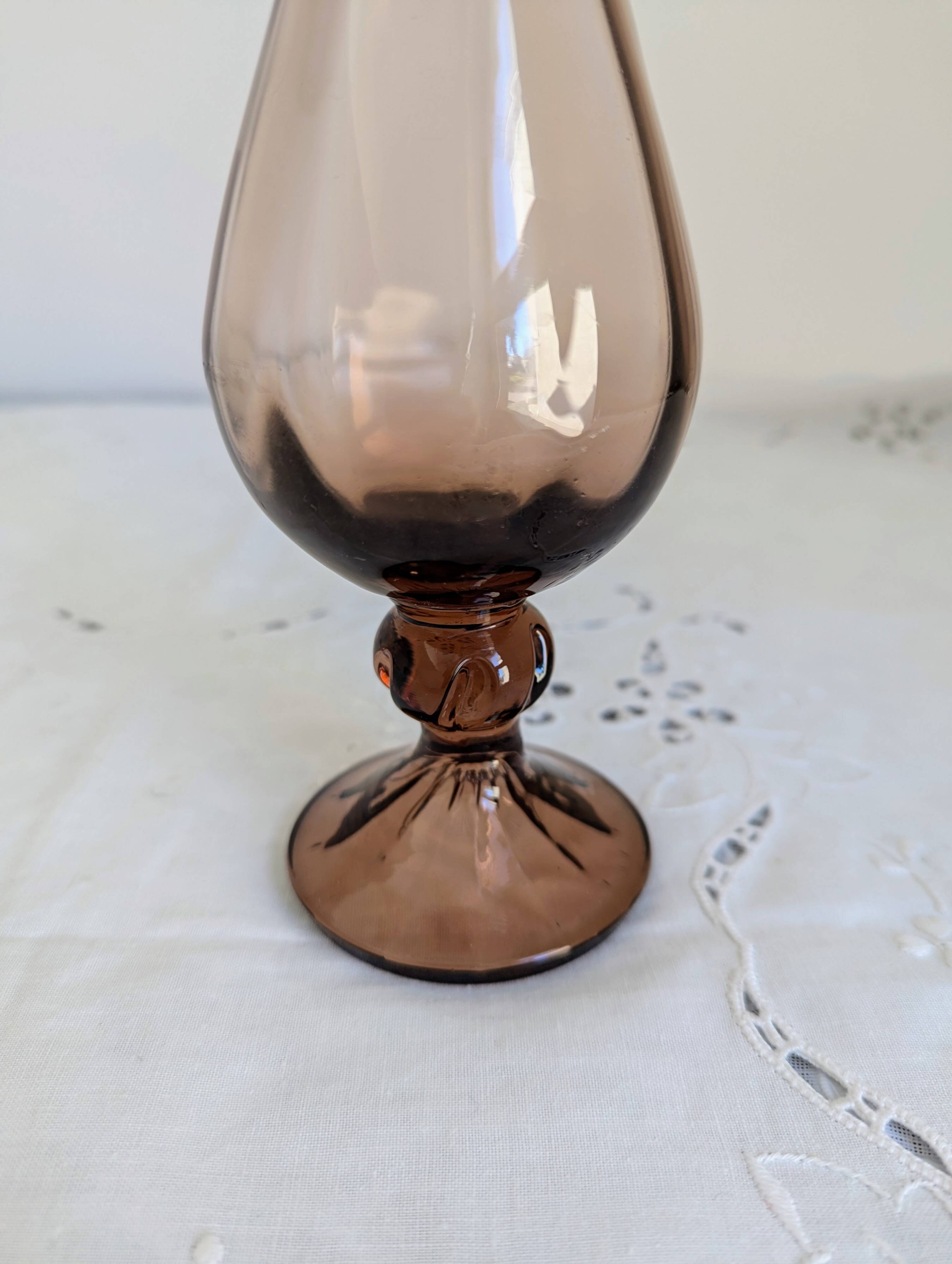 Joli soliflore en verre soufflé