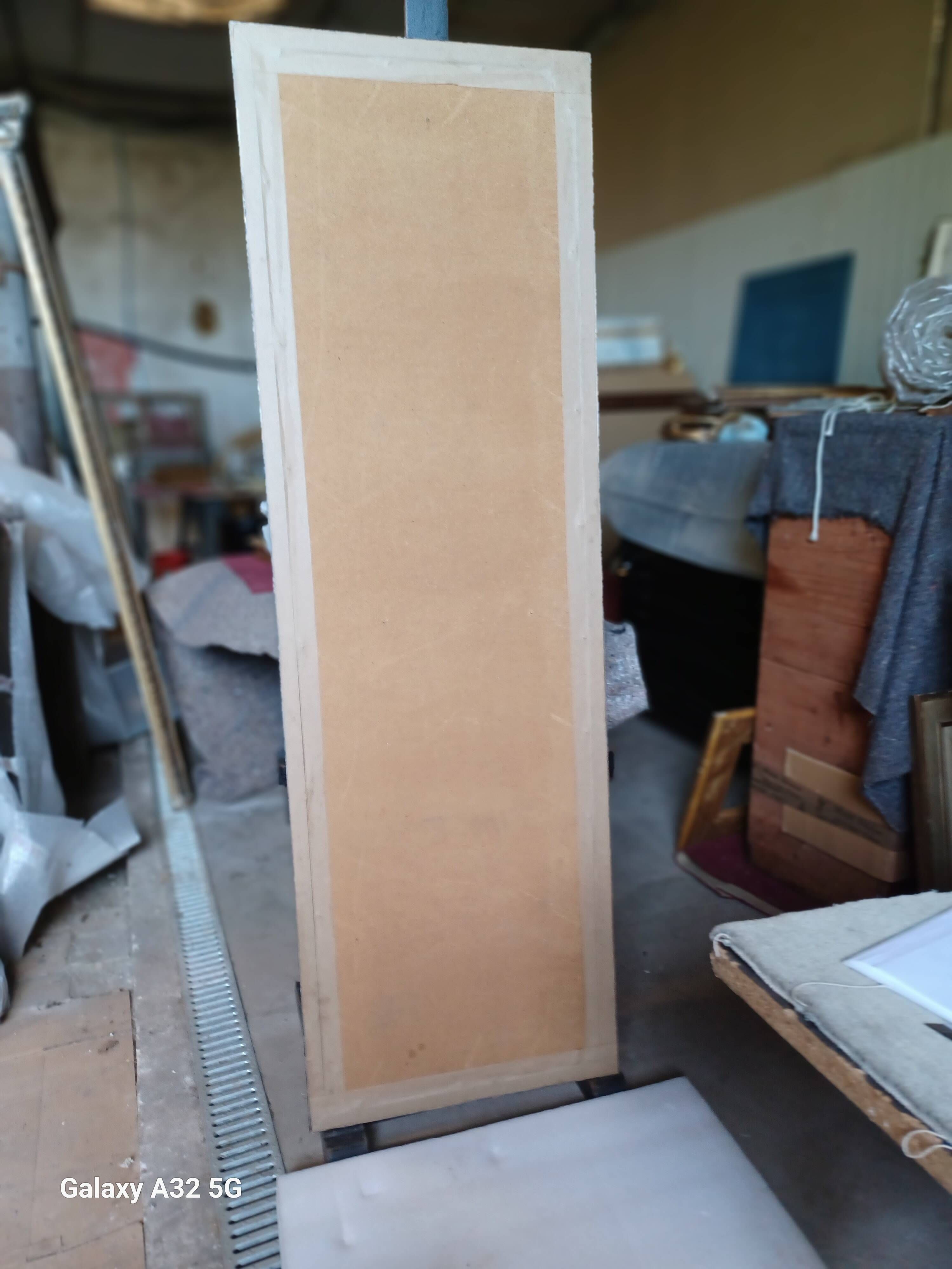 LARGE SILVER FLOOR MIRROR (GATSBY model)