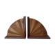 Art Deco wooden bookends