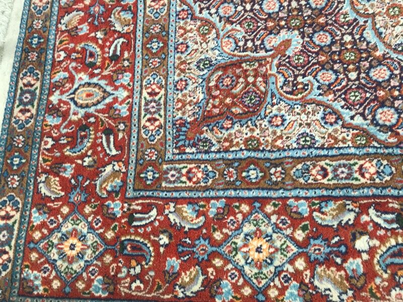 Large vintage Persian rug Mills handmade 200 x 300 cm