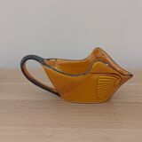 Set of 5 mustard yellow plates in slip