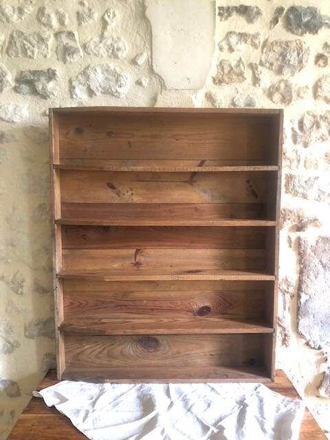 Etagère de métier en bois