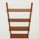 Danish teak shelving unit, set of 4 shelves, 1970s