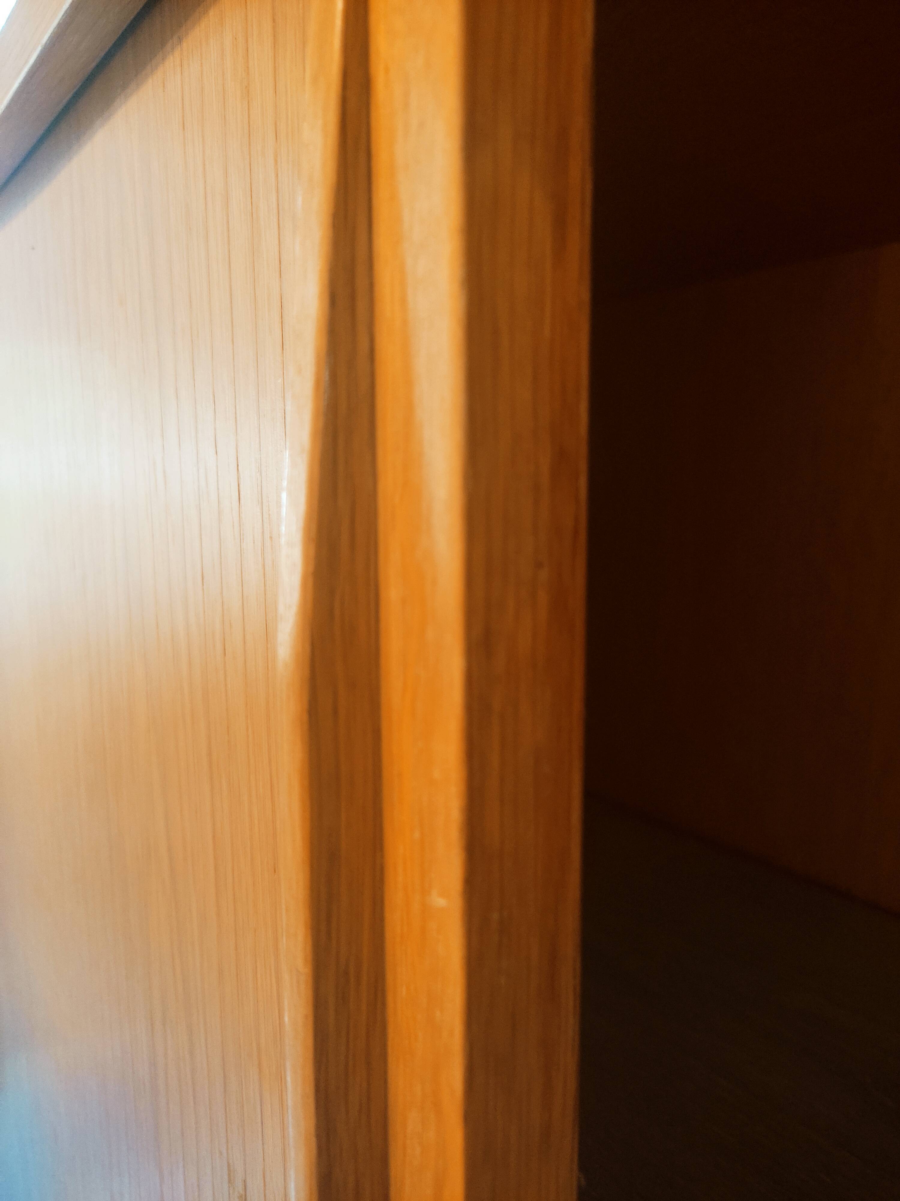 Solid beech office row