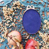 Mini silver medallion mirror