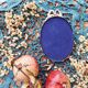 Mini miroir medaillon argent