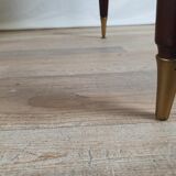 1960s sideboard in mahogany, glass and brass