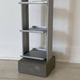 Metal tower and concrete block storage