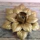 Flower metal sconce