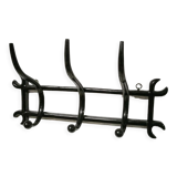 Wall coat rack in curved wood