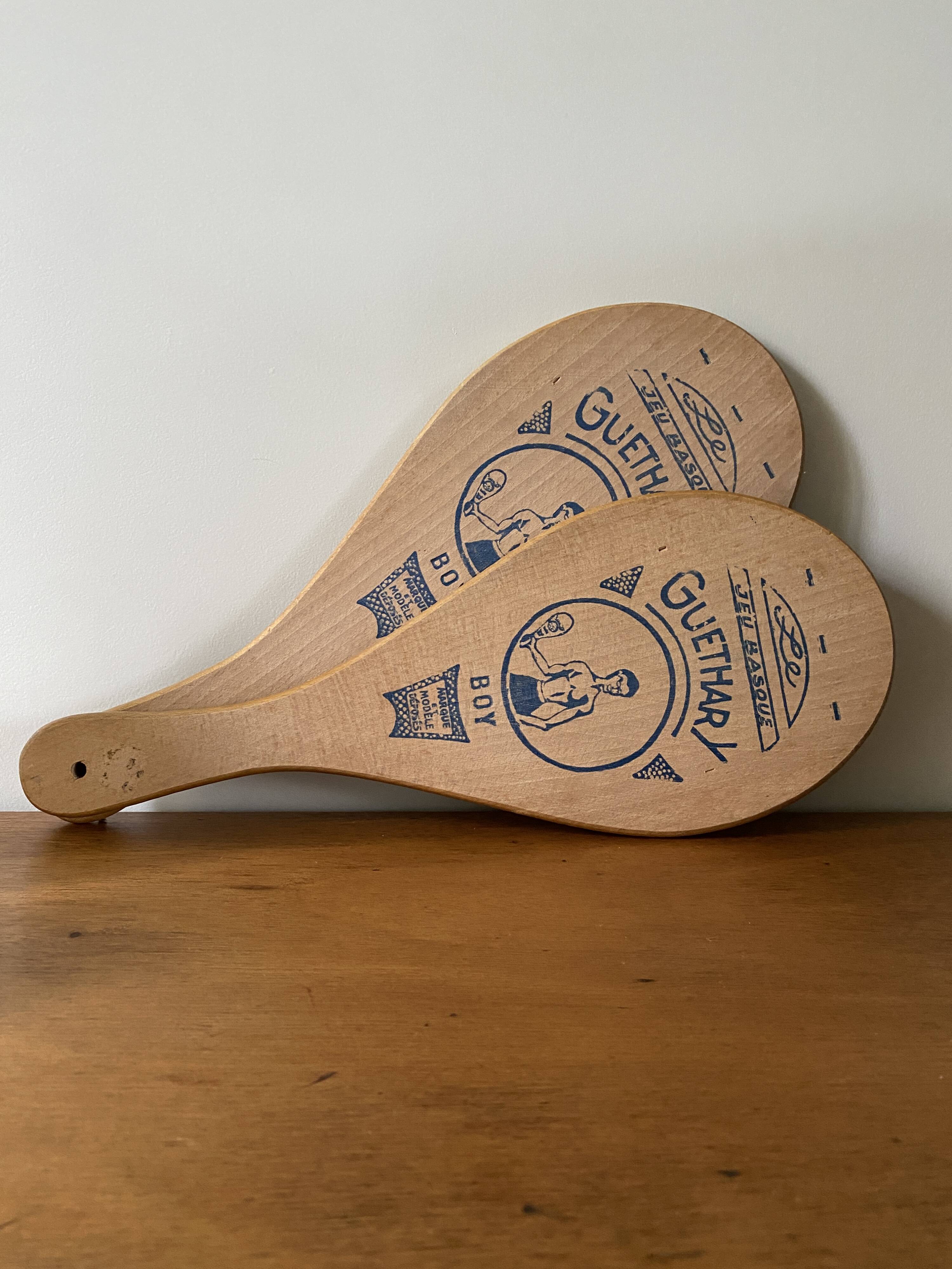 Vintage 50s jokari wooden rackets