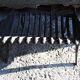 Old cast iron chimney cradle grid 10-bars