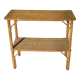 Console rotin vintage 1970