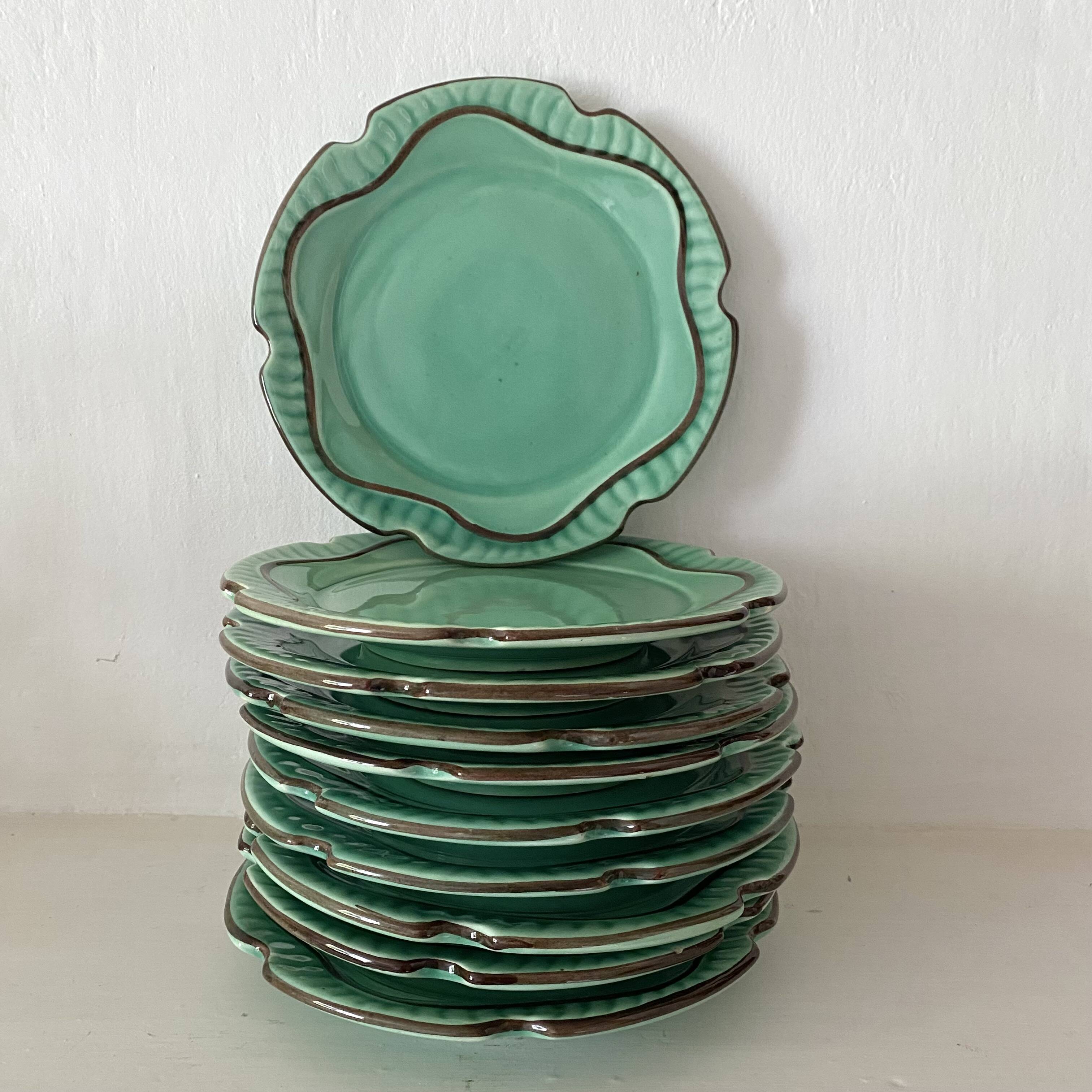 Vallauris dessert plates from the 50s and 60s