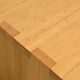 Occasional table in solid pine, Les Arcs, France, around 1970.