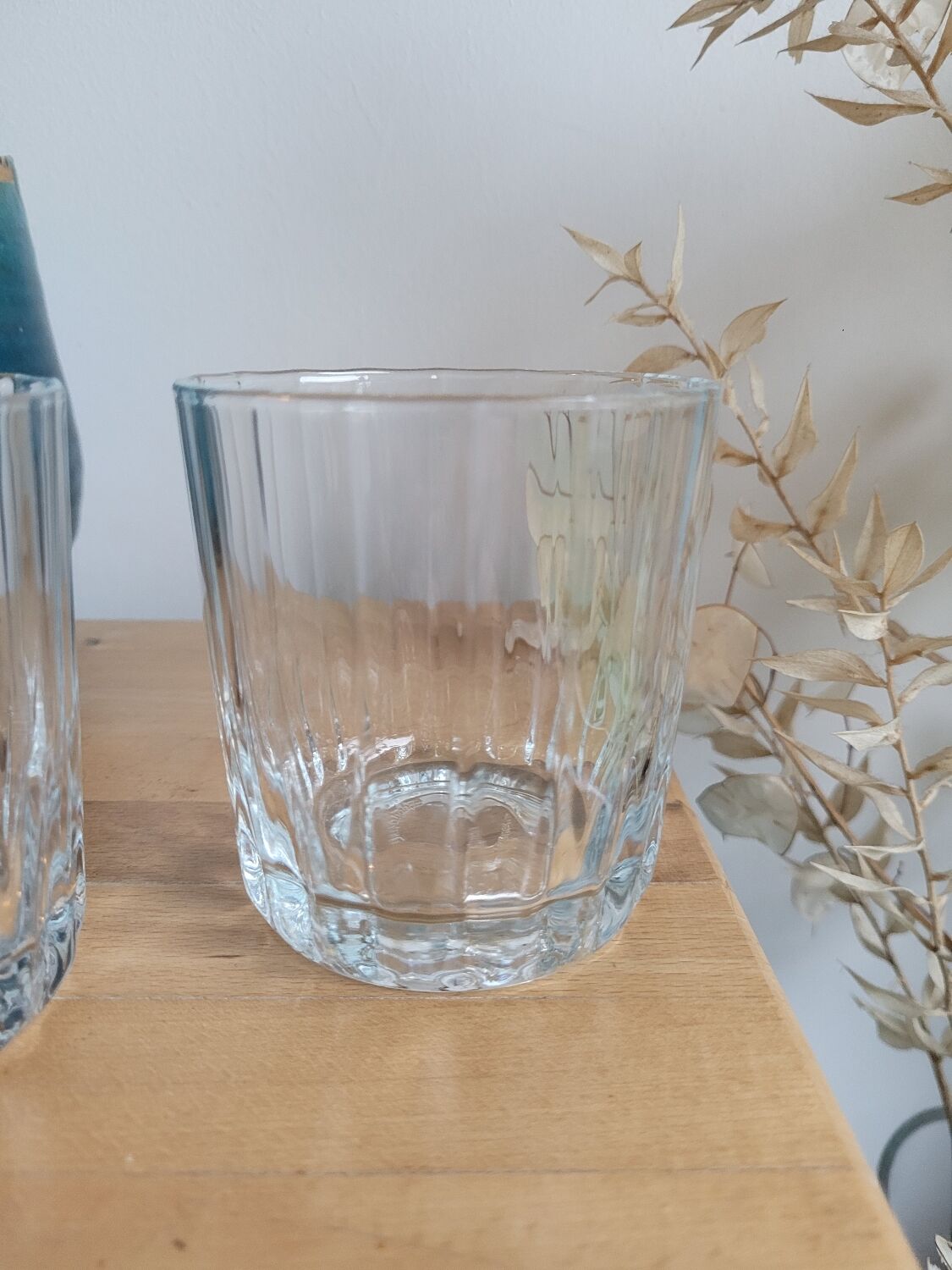 Set of two water glasses or whisky
