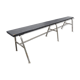 Banc 6 pieds inox 205 cm