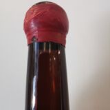 Vintage xxl bottle (46cm)in amber blown glass