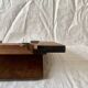 Art Deco wall mail holder in painted wood - bird decor
