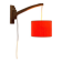Mid-century cantilever wall lamp with a pivoting arm, 1960s.