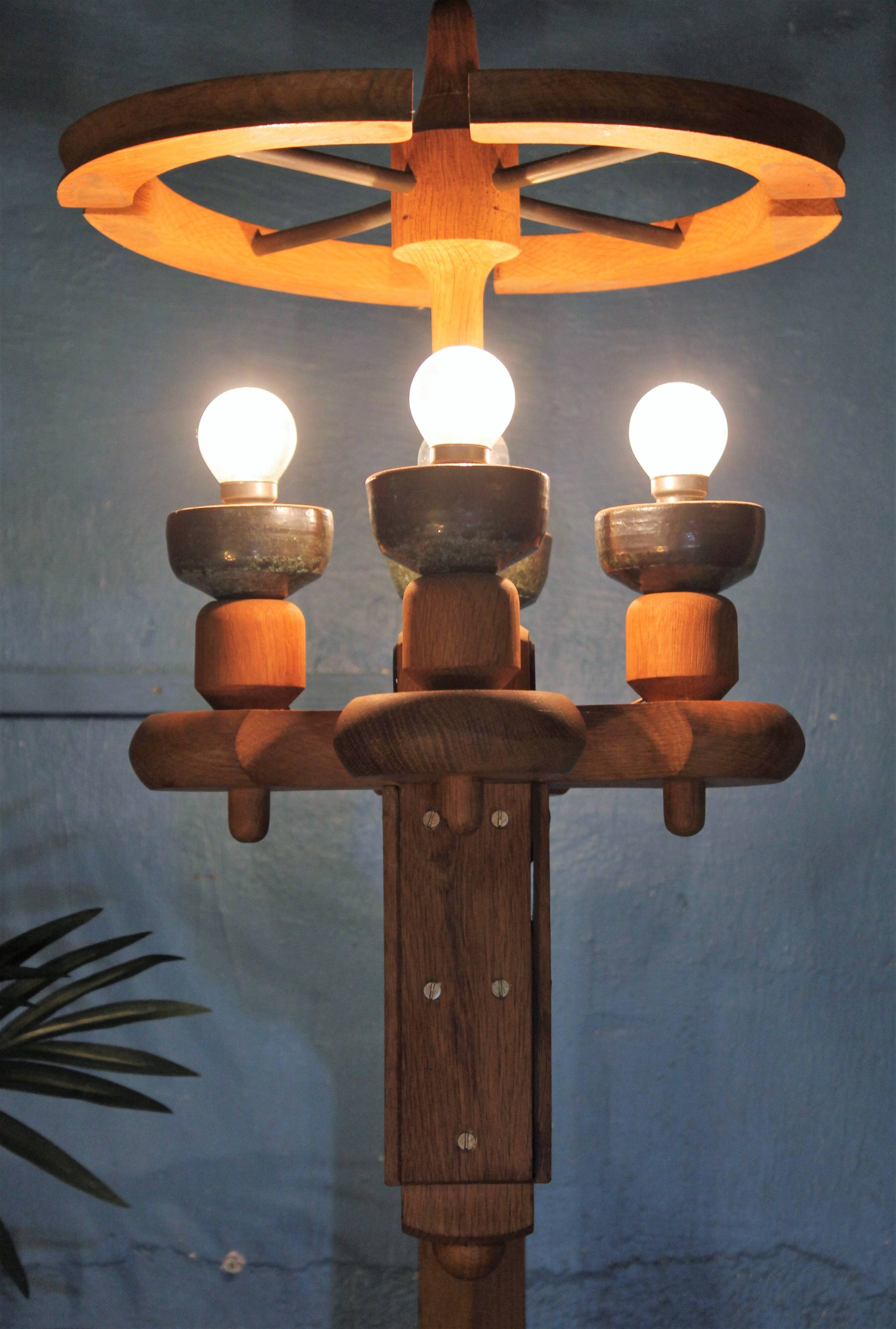 Guillerme & Chambron floor lamp 1960s