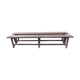Pair of oak benches