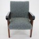 Fauteuil en chêne des années 1960, Tchécoslovaquie