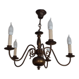 Dutch style chandelier and wall lights