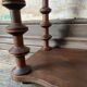 19th Century Original French Bobbin Turned Wooden Shelving Unit, Two Tier D