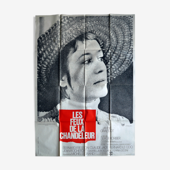 Original movie poster "The Fires of the Chandeleur" Annie Girardot