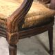 Louis XVI period medallion armchair