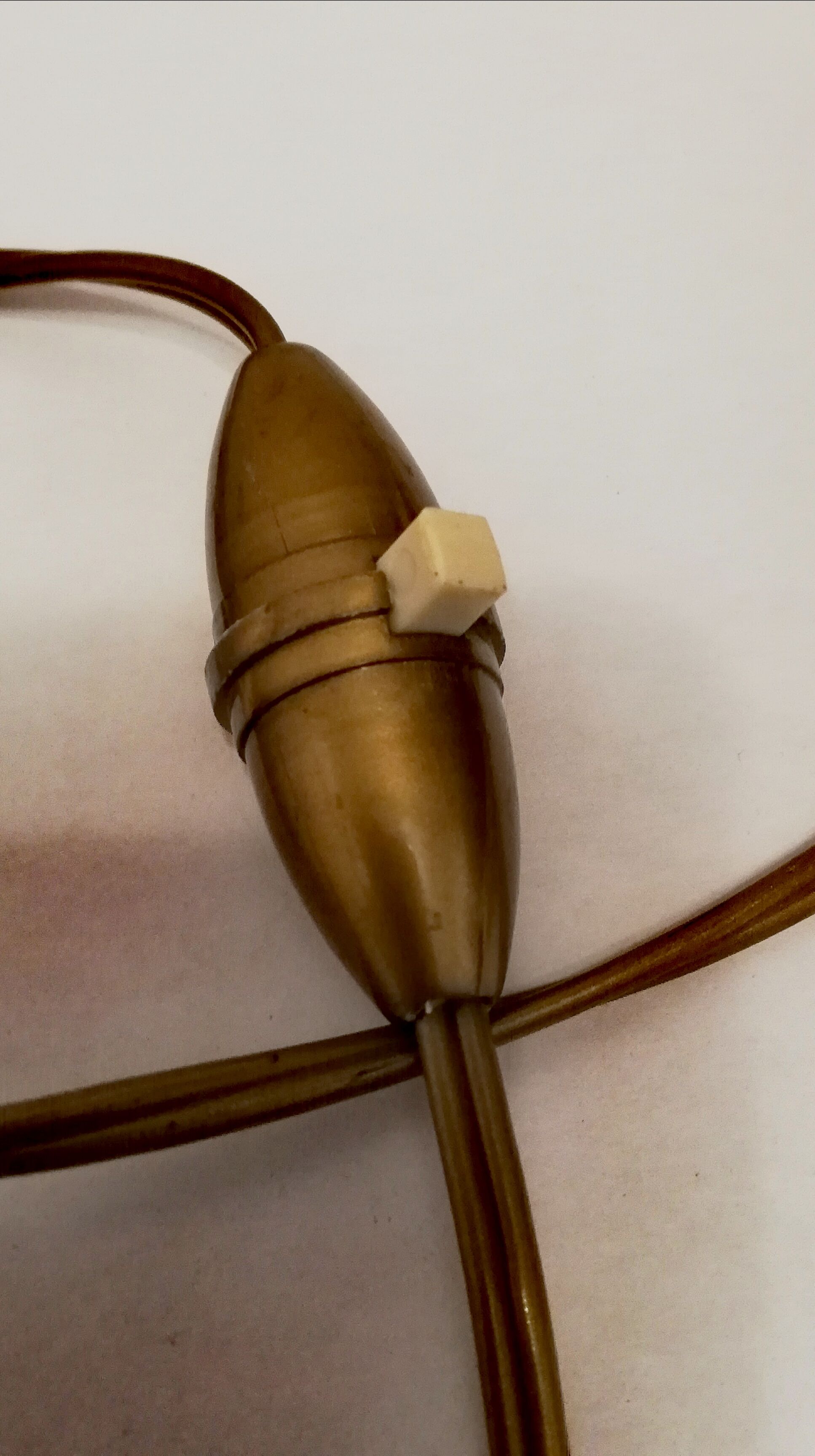 Vintage wooden lamp foot