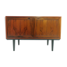 Danish Rosewood Sideboard Cabinet 1960s 70s Mid Century Vintage